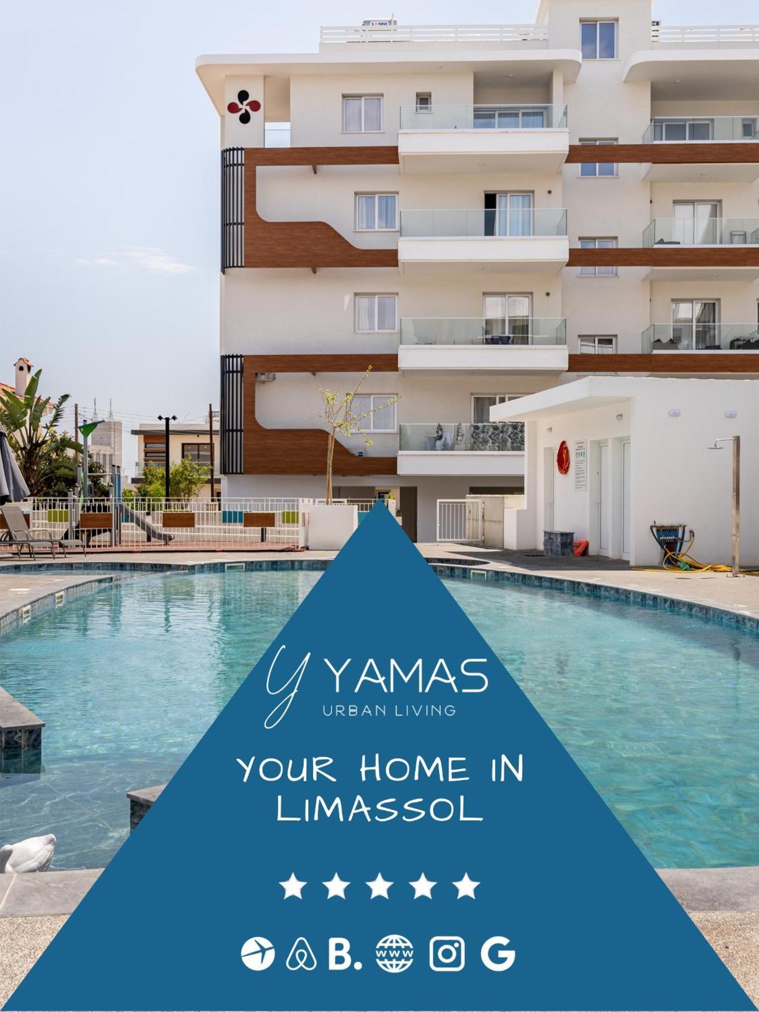 Yamas Urban Living Zakaki Pool Penthouses & Apartments 利马索尔 外观 照片